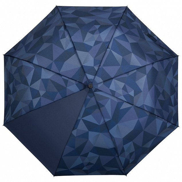 Набор Gems: зонт и термос, синий с логотипом в Самаре заказать по выгодной цене в кибермаркете AvroraStore