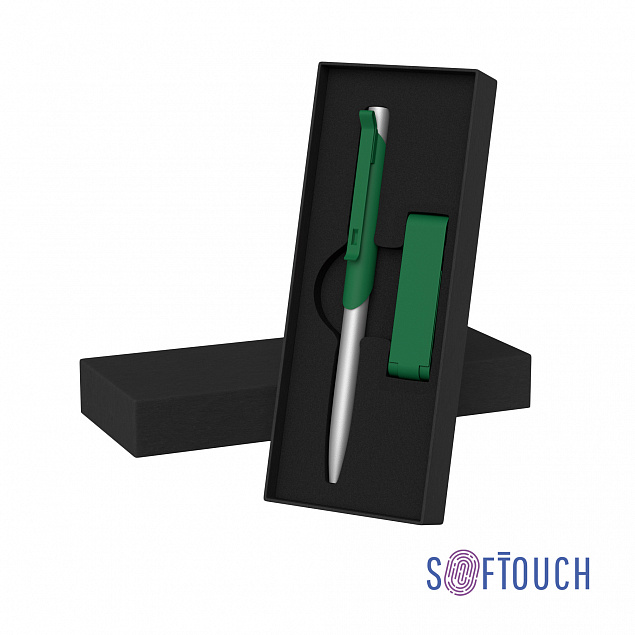 Набор ручка "Skil" + флеш-карта "Case" 8 Гб в футляре, покрытие soft touch с логотипом в Самаре заказать по выгодной цене в кибермаркете AvroraStore