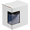 Коробка с окном Lilly, белая с логотипом в Самаре заказать по выгодной цене в кибермаркете AvroraStore