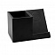 Настольный органайзер Elegans c беспроводной зарядкой - Черный AA с логотипом в Самаре заказать по выгодной цене в кибермаркете AvroraStore