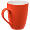 Кружка Good Morning с покрытием софт-тач, оранжевая с логотипом в Самаре заказать по выгодной цене в кибермаркете AvroraStore