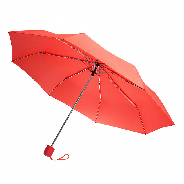 Зонт складной Lid - Красный PP с логотипом в Самаре заказать по выгодной цене в кибермаркете AvroraStore