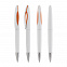 Ручка шариковая "Sophie", белый/оранжевый с логотипом в Самаре заказать по выгодной цене в кибермаркете AvroraStore
