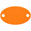 Шильдик металлический Alfa Oval, оранжевый неон с логотипом в Самаре заказать по выгодной цене в кибермаркете AvroraStore