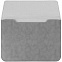 Чехол для ноутбука Nubuk, светло-серый с логотипом в Самаре заказать по выгодной цене в кибермаркете AvroraStore