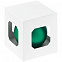 Елочный шар Finery Matt, 8 см, матовый зеленый с логотипом в Самаре заказать по выгодной цене в кибермаркете AvroraStore