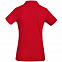 Рубашка поло женская Safran Timeless красная с логотипом в Самаре заказать по выгодной цене в кибермаркете AvroraStore