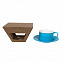 Коробка для чайных пар 27600, 27800, размер 17,2х10,94х8,2 см,  микрогофрокартон, коричневый с логотипом в Самаре заказать по выгодной цене в кибермаркете AvroraStore
