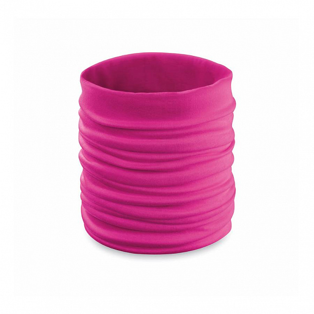 Шарф-бандана HAPPY TUBE, универсальный размер, розовый, полиэстер с логотипом в Самаре заказать по выгодной цене в кибермаркете AvroraStore