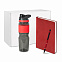Подарочный набор Portobello красный в малой универсальной подарочной коробке (Спортбутылка, Ежедневник недат А5, Ручка) с логотипом в Самаре заказать по выгодной цене в кибермаркете AvroraStore