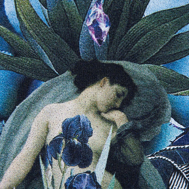 Толстовка Beauty Sleep, синий меланж с логотипом в Самаре заказать по выгодной цене в кибермаркете AvroraStore