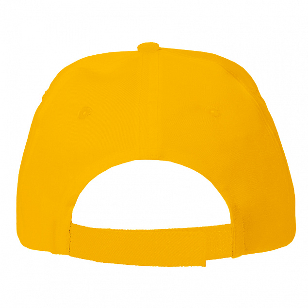 Бейсболка "Fortuna", 5 клиньев, застежка на липучке, желтый, 100% полиэстер, плотность 140 г/м2 с логотипом в Самаре заказать по выгодной цене в кибермаркете AvroraStore