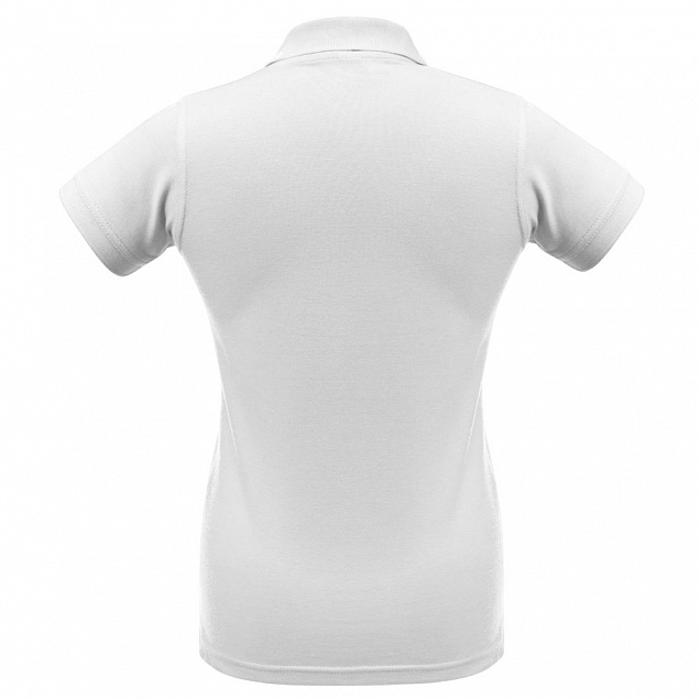 Рубашка поло женская Safran Pure белая с логотипом в Самаре заказать по выгодной цене в кибермаркете AvroraStore