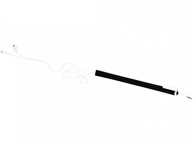 Органайзер для проводов Pulli, черный с логотипом в Самаре заказать по выгодной цене в кибермаркете AvroraStore