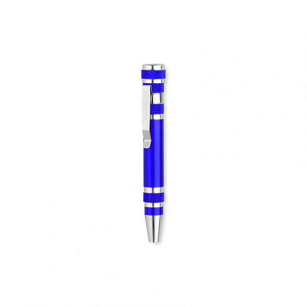 BLIZEN Мультиинструмент: набор из 6 отверток, синий, алюминий с логотипом в Самаре заказать по выгодной цене в кибермаркете AvroraStore
