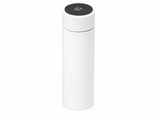 Термос с индикатором температуры Module, 360 мл, белый с логотипом в Самаре заказать по выгодной цене в кибермаркете AvroraStore