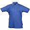 Рубашка поло детская Summer II Kids 170, ярко-синяя с логотипом в Самаре заказать по выгодной цене в кибермаркете AvroraStore