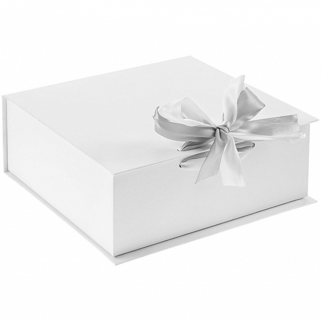 Коробка на лентах Tie Up, малая, белая с логотипом в Самаре заказать по выгодной цене в кибермаркете AvroraStore
