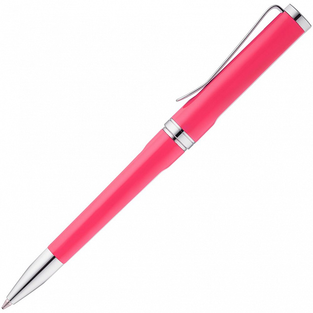 Ручка шариковая Phase, розовая с логотипом в Самаре заказать по выгодной цене в кибермаркете AvroraStore