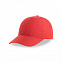 Бейсболка RECY SIX, красный, 6 клиньев, 100 % переработанный полиэстер, липучка с логотипом в Самаре заказать по выгодной цене в кибермаркете AvroraStore
