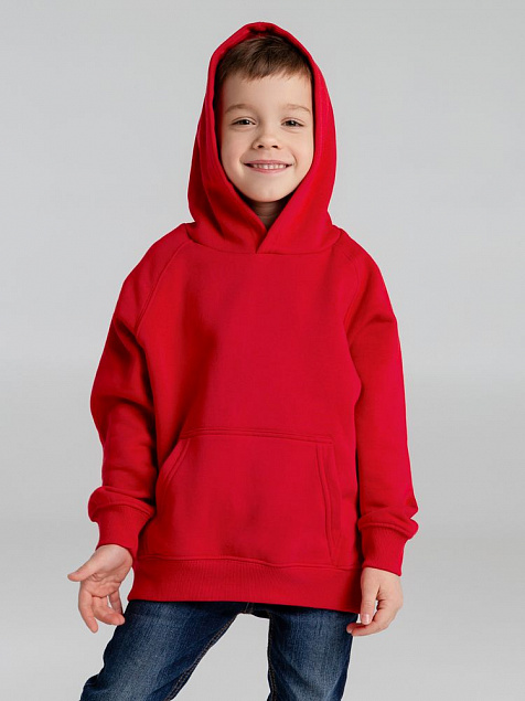 Толстовка детская Stellar Kids, красная с логотипом в Самаре заказать по выгодной цене в кибермаркете AvroraStore