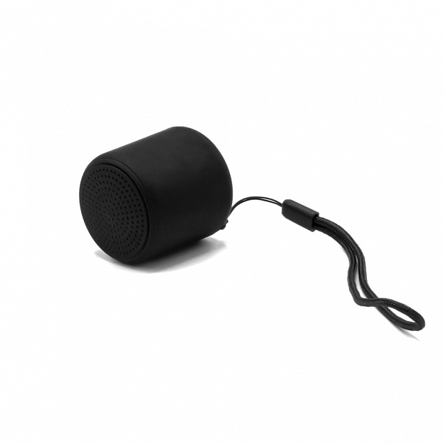 Беспроводная Bluetooth колонка Music TWS софт-тач, черный с логотипом в Самаре заказать по выгодной цене в кибермаркете AvroraStore