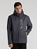 Куртка унисекс Shtorm, темно-серая (графит) с логотипом в Самаре заказать по выгодной цене в кибермаркете AvroraStore