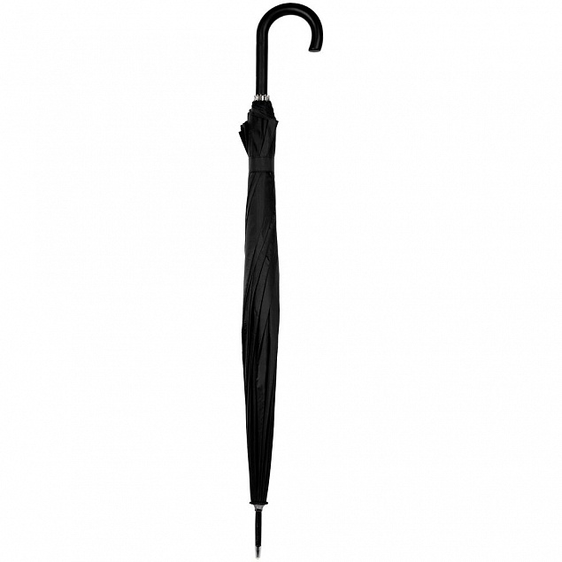 Зонт-трость Hit Golf, черный с логотипом в Самаре заказать по выгодной цене в кибермаркете AvroraStore