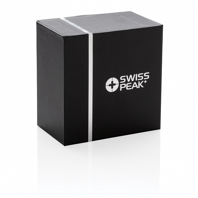 Беспроводная колонка Swiss Peak Bass, 5 Вт с логотипом в Самаре заказать по выгодной цене в кибермаркете AvroraStore