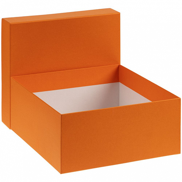 Коробка Satin, большая, оранжевая с логотипом в Самаре заказать по выгодной цене в кибермаркете AvroraStore