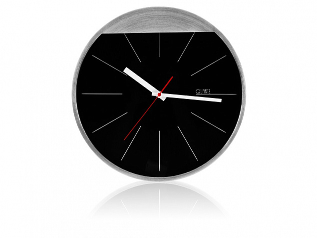 Часы настенные «Де-Мойн» с логотипом в Самаре заказать по выгодной цене в кибермаркете AvroraStore