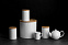Емкость для хранения кофе Embossed, белая с логотипом в Самаре заказать по выгодной цене в кибермаркете AvroraStore