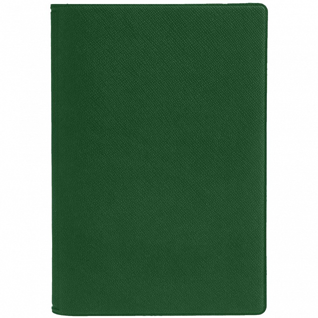 Обложка для паспорта Devon, темно-зеленый с логотипом в Самаре заказать по выгодной цене в кибермаркете AvroraStore