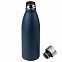 Термобутылка вакуумная герметичная, Fresco, 500 ml, синяя с логотипом в Самаре заказать по выгодной цене в кибермаркете AvroraStore