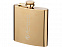 Золотистая плоская фляга Elixer объемом 175 мл, золотистый с логотипом в Самаре заказать по выгодной цене в кибермаркете AvroraStore