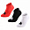 Набор из 3 пар спортивных носков Monterno Sport, красный, зеленый и синий с логотипом в Самаре заказать по выгодной цене в кибермаркете AvroraStore