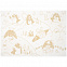 Плед Draconia, белый с золотистым с логотипом в Самаре заказать по выгодной цене в кибермаркете AvroraStore