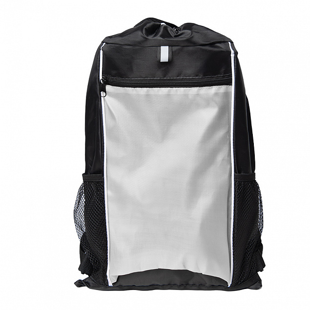 Рюкзак Fab, белый/чёрный, 47 x 27 см, 100% полиэстер 210D с логотипом в Самаре заказать по выгодной цене в кибермаркете AvroraStore