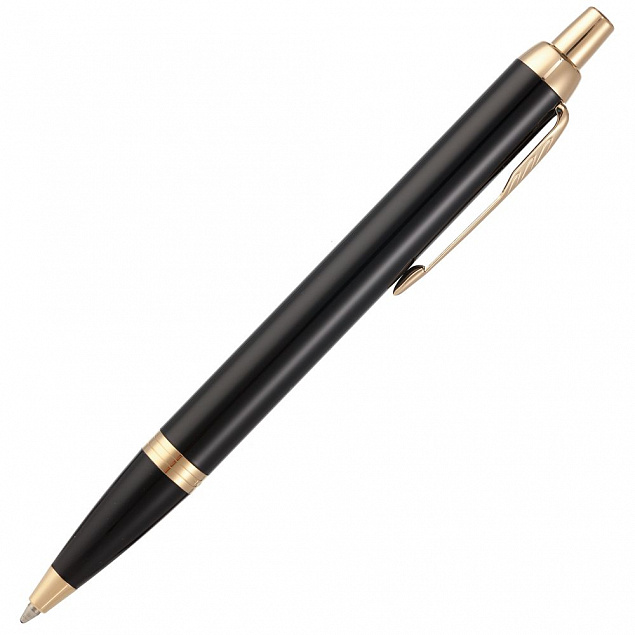 Ручка шариковая Parker IM Core K321 Black GT M с логотипом в Самаре заказать по выгодной цене в кибермаркете AvroraStore