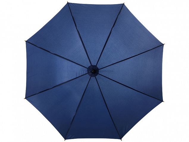 Зонт-трость Jova 23 классический, темно-синий с логотипом в Самаре заказать по выгодной цене в кибермаркете AvroraStore