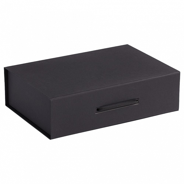 Коробка Case, подарочная, черная с логотипом в Самаре заказать по выгодной цене в кибермаркете AvroraStore