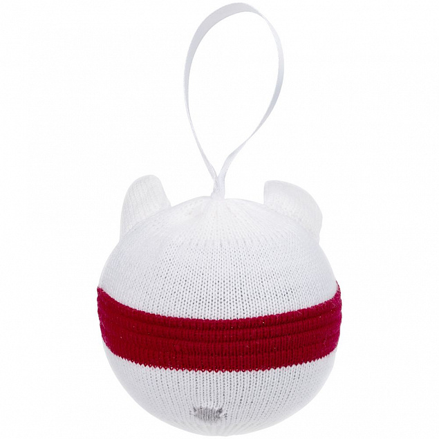 Елочный шар «Мишка» с логотипом в Самаре заказать по выгодной цене в кибермаркете AvroraStore