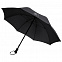 Зонт-трость «Разделение труда. Управгений», черный с логотипом в Самаре заказать по выгодной цене в кибермаркете AvroraStore