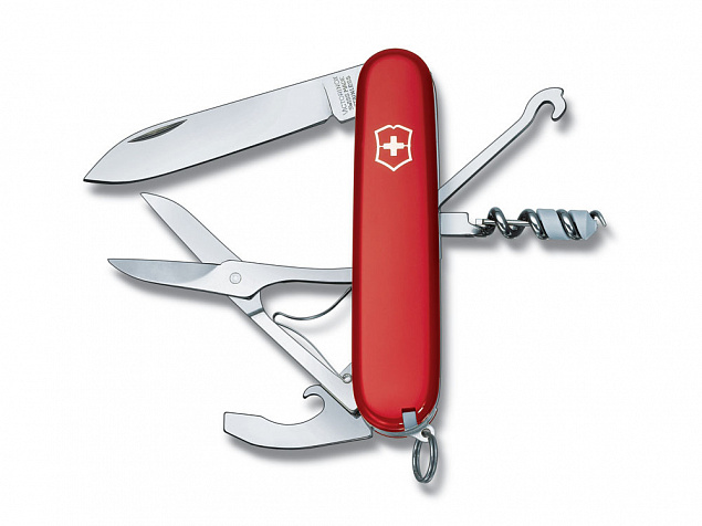 Нож перочинный «Compact», 91 мм, 15 функций с логотипом в Самаре заказать по выгодной цене в кибермаркете AvroraStore