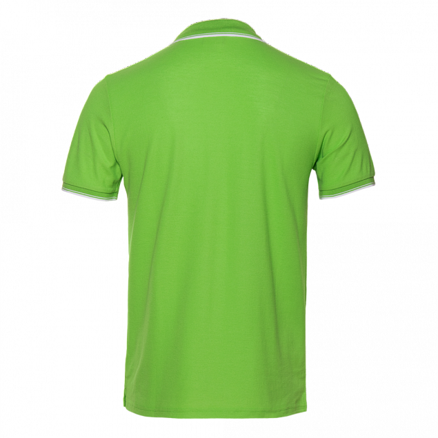 Рубашка поло Рубашка мужская 04T Ярко-зелёный с логотипом в Самаре заказать по выгодной цене в кибермаркете AvroraStore