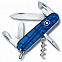 Офицерский нож Spartan 91, прозрачный синий с логотипом в Самаре заказать по выгодной цене в кибермаркете AvroraStore
