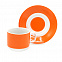 Чайная пара фарфоровая 220см³ &quot;экспресс&quot; &quot;Sunrise&quot; (7С1669Ф34), оранжевый, в коробке с логотипом в Самаре заказать по выгодной цене в кибермаркете AvroraStore