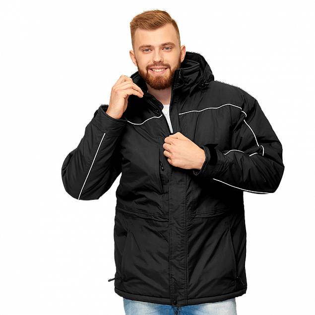 Куртка мужская 31M Чёрный с логотипом в Самаре заказать по выгодной цене в кибермаркете AvroraStore