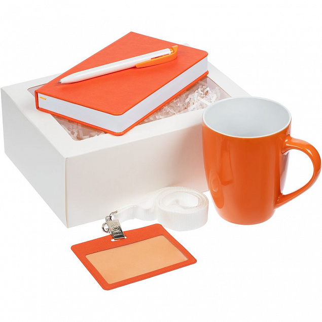 Набор Hop In, оранжевый с логотипом в Самаре заказать по выгодной цене в кибермаркете AvroraStore