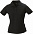 Рубашка поло стретч женская ALBATROSS, черная с логотипом в Самаре заказать по выгодной цене в кибермаркете AvroraStore